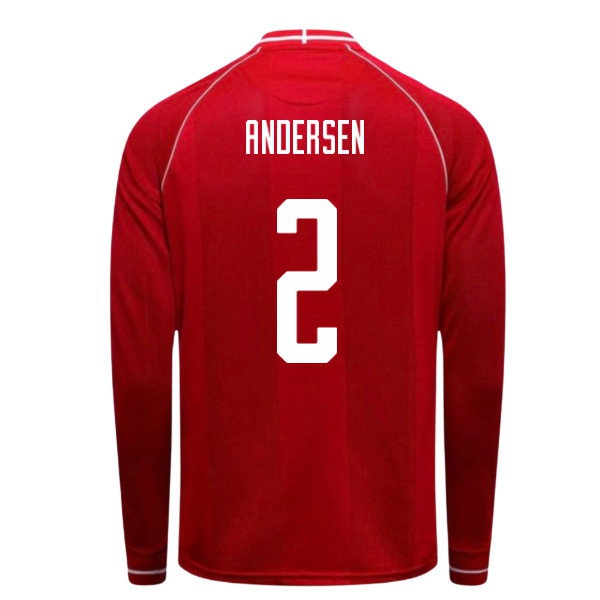 2026-2027 Denmark Long Sleeve Home Shirt (Andersen 2) — Buy Now