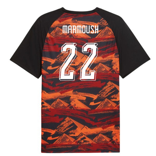 2026-2027 Egypt Warm Up Jersey (Black) (Marmoush 22) — Buy Now