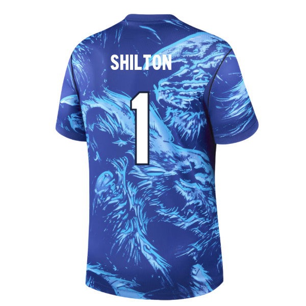 2026-2027 England Home Goalkeeper Shirt (Blue) (Shilton 1) — Shop Online