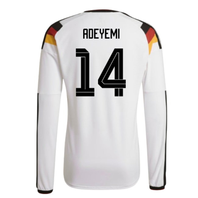 2026-2027 Germany Player Version Long Sleeve Home Shirt (Adeyemi 14) — Buy Online