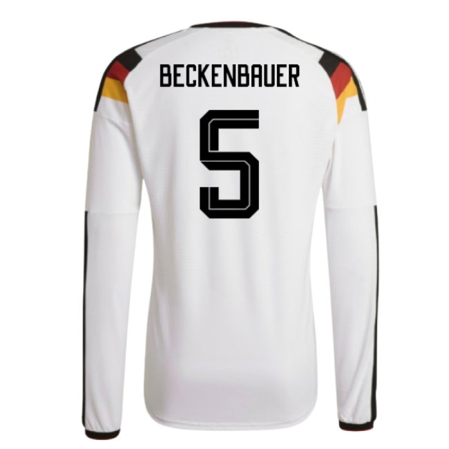 2026-2027 Germany Player Version Long Sleeve Home Shirt (Beckenbauer 5) — Shop Online
