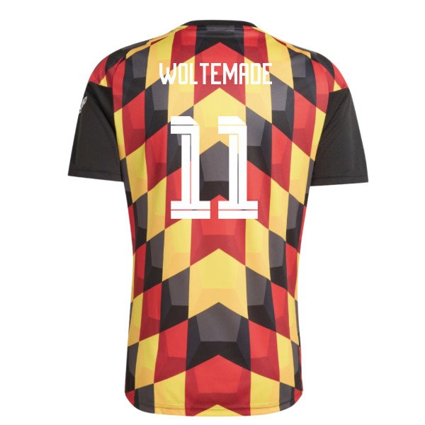 2026-2027 Germany Home Pre-Match Shirt (Black) (Woltemade 11) — Buy Now