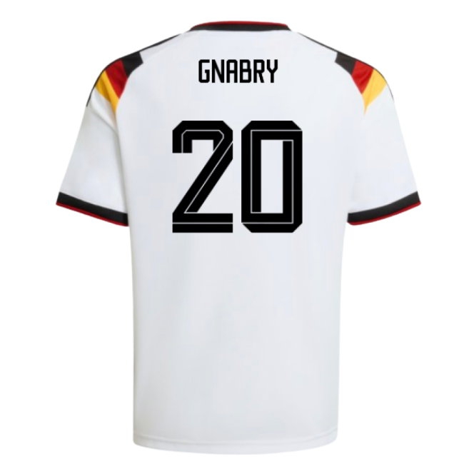 2026-2027 Germany Home Shirt (Kids) (Gnabry 20) — Buy Online