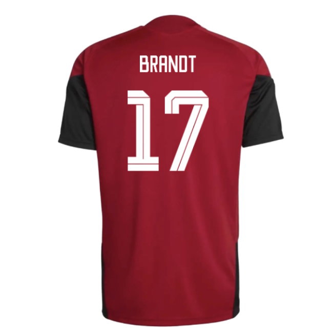 2026-2027 Germany Training Jersey (Red) (Brandt 17) — Buy Now