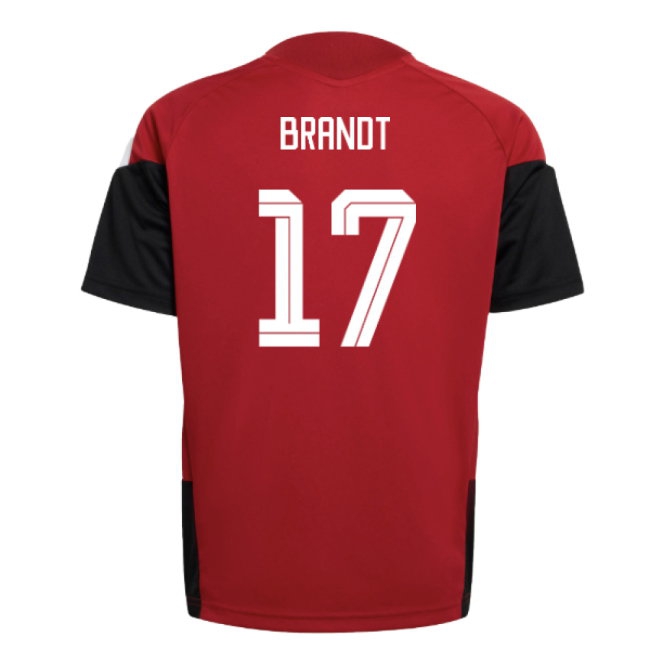 2026-2027 Germany Training Jersey (Red) - Kids (Brandt 17) — Shop Online