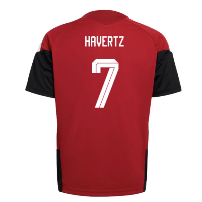 2026-2027 Germany Training Jersey (Red) - Kids (Havertz 7) — Shop Online