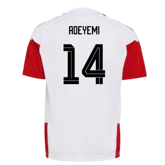 2026-2027 Germany Training Jersey (White) - Kids (Adeyemi 14) — Buy Now