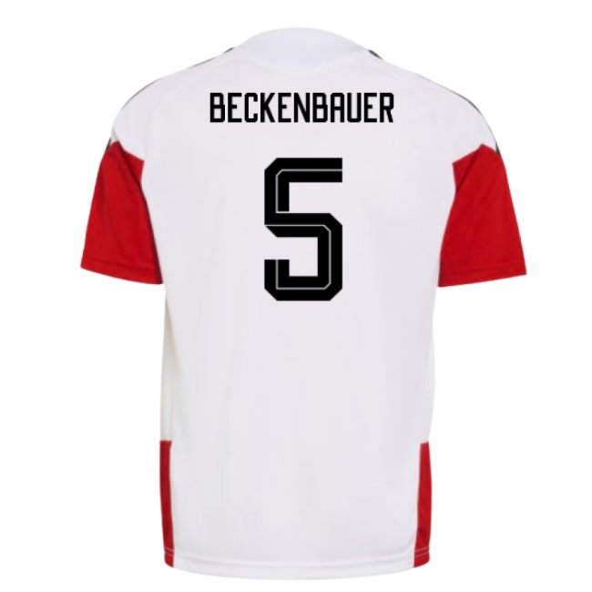 2026-2027 Germany Training Jersey (White) - Kids (Beckenbauer 5) — Shop Now
