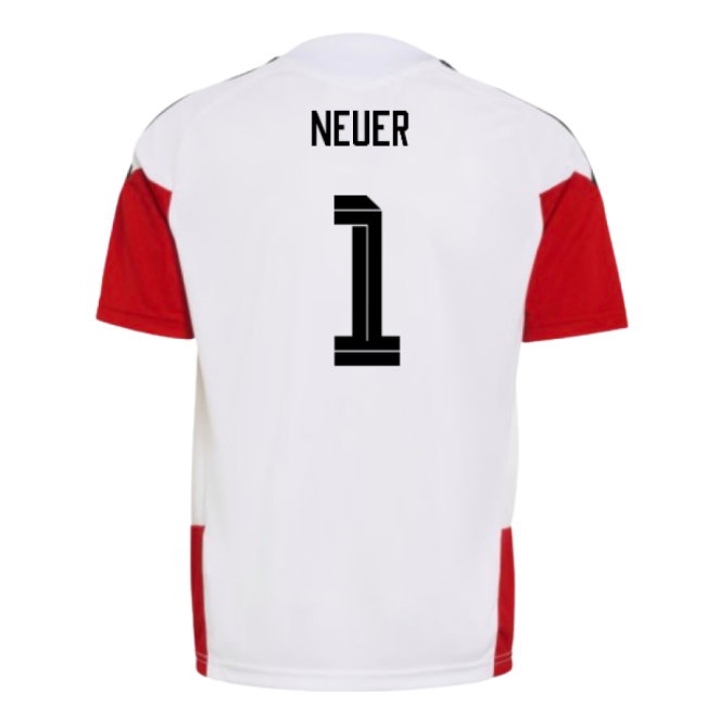 2026-2027 Germany Training Jersey (White) - Kids (Neuer 1) — Buy Now