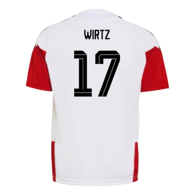 2026-2027 Germany Training Jersey (White) - Kids (Wirtz 17) — Buy Online