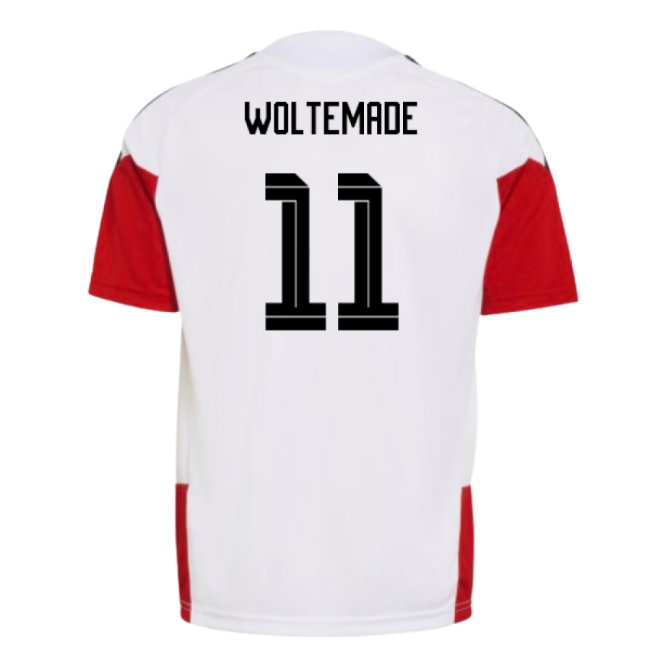 2026-2027 Germany Training Jersey (White) - Kids (Woltemade 11) — Buy Now