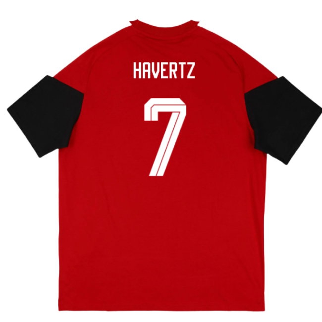 2026-2027 Germany Training Tee (Red) (Havertz 7) — Buy Now