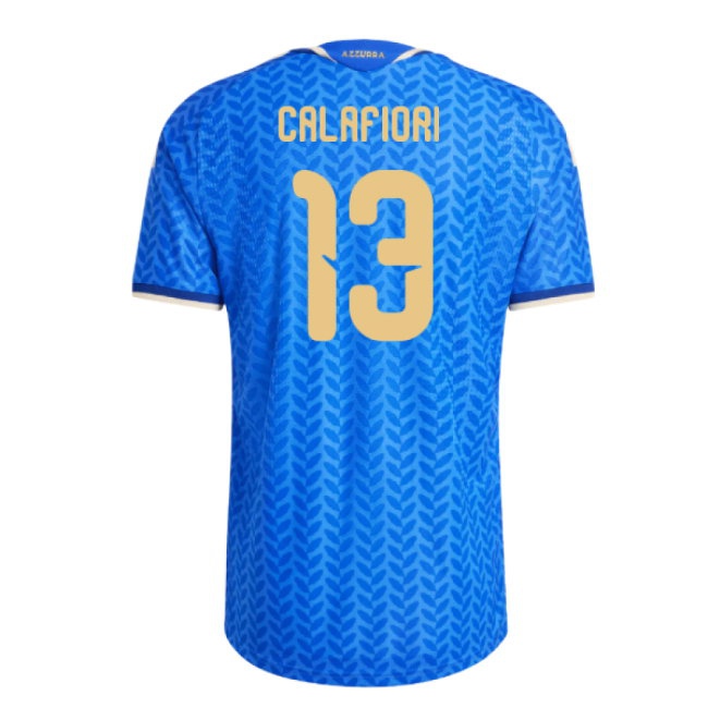2026-2027 Italy Player Version Home Shirt (Calafiori 13) — Shop Online