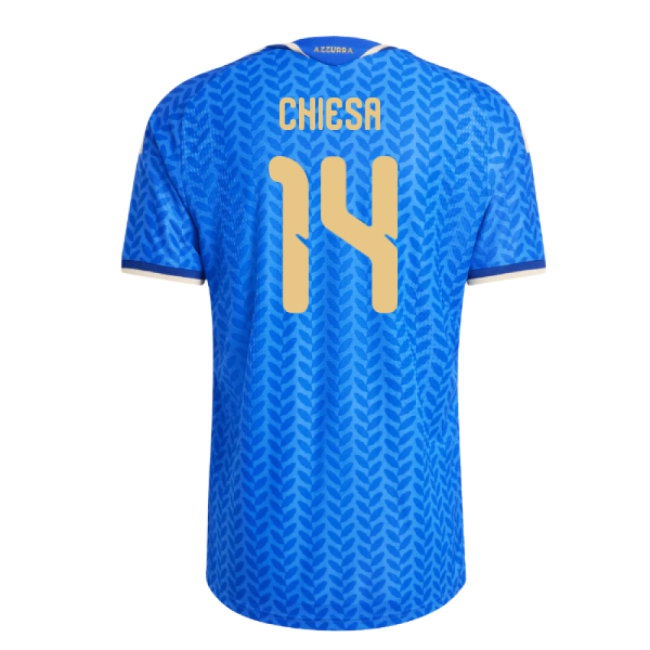 2026-2027 Italy Player Version Home Shirt (Chiesa 14) — Shop Now