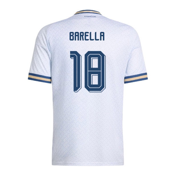2026-2027 Italy Away Shirt (Barella 18) — Shop Online