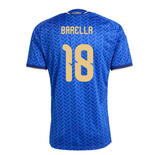 2026-2027 Italy Home Shirt (Barella 18) — Shop Online