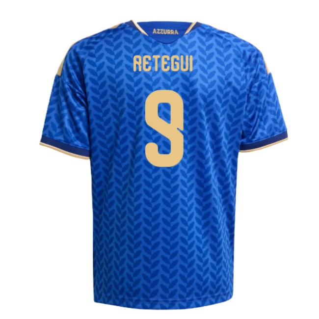2026-2027 Italy Home Shirt (Kids) (Retegui 9) — Shop Online