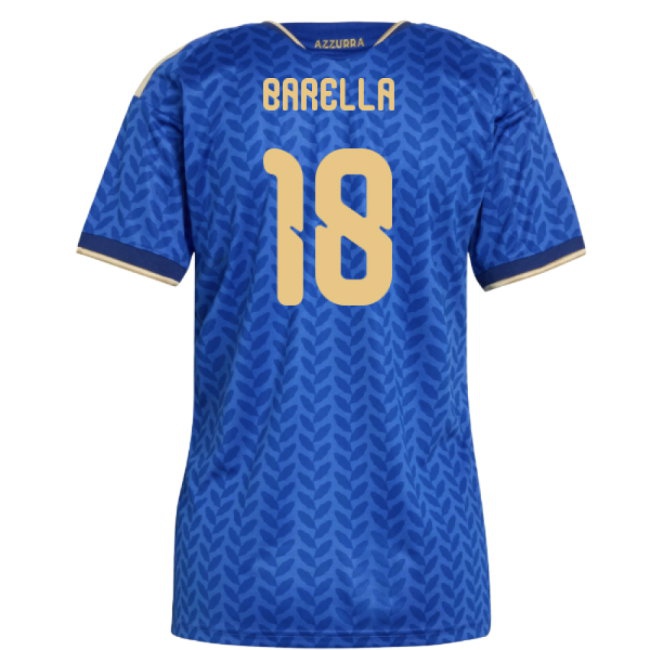 2026-2027 Italy Home Shirt (Womens) (Barella 18) — Shop Now