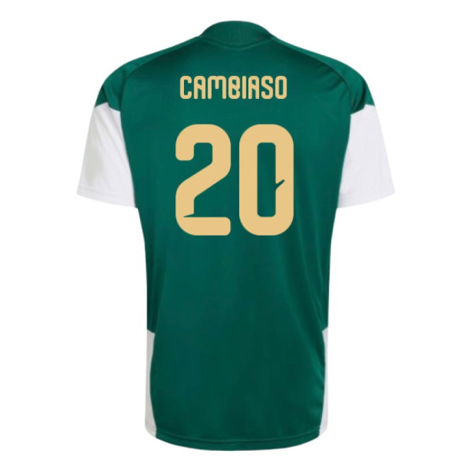2026-2027 Italy Training Jersey (Green) (Cambiaso 20) — Buy Online