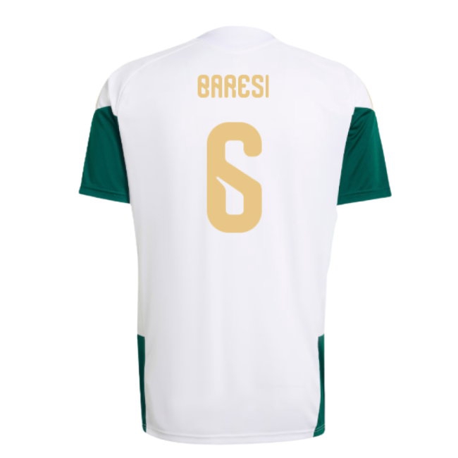2026-2027 Italy Training Jersey (White) (Baresi 6) — Buy Now