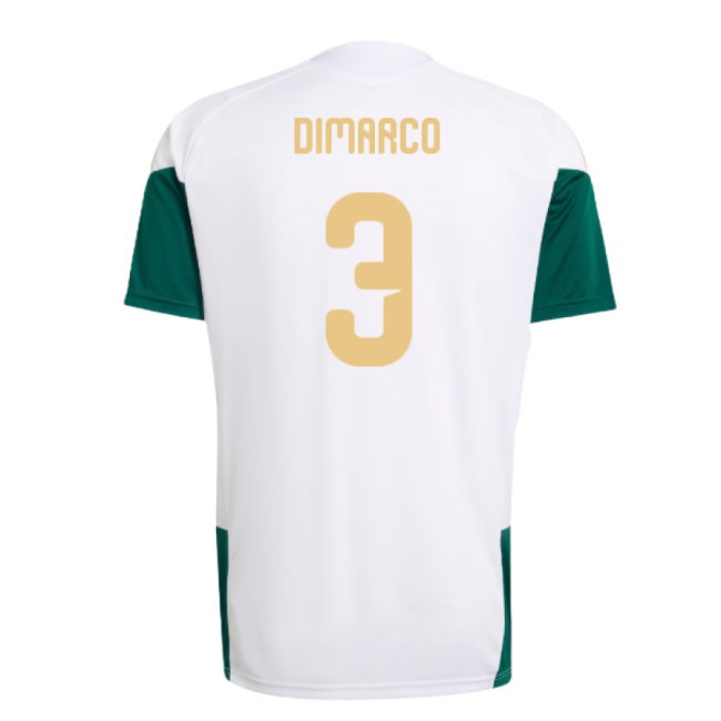2026-2027 Italy Training Jersey (White) (Dimarco 3) — Shop Now