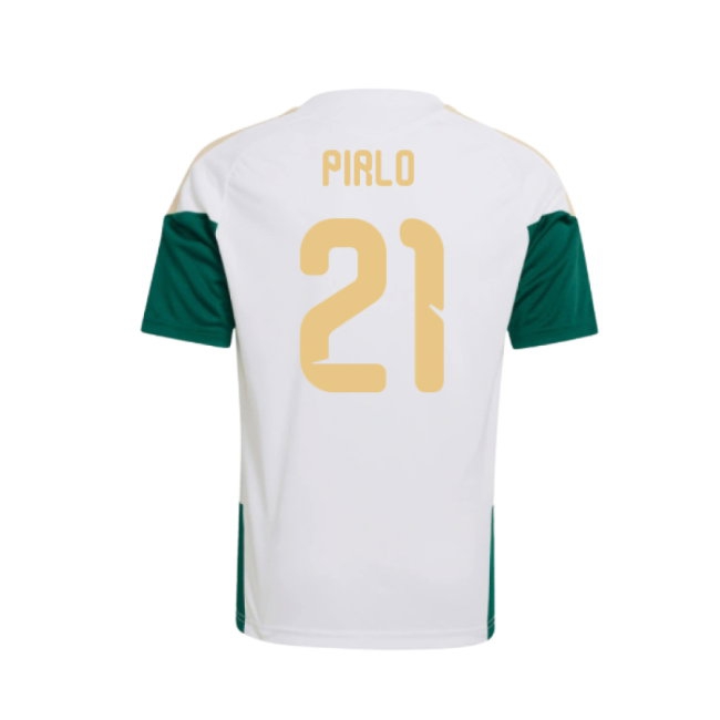 2026-2027 Italy Training Jersey (White) - Kids (Pirlo 21) — Buy Online