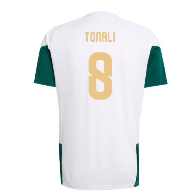 2026-2027 Italy Training Jersey (White) (Tonali 8) — Shop Now