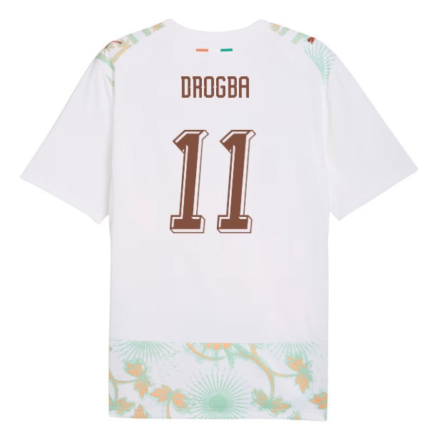 2026-2027 Ivory Coast Away Shirt (Drogba 11) — Shop Now