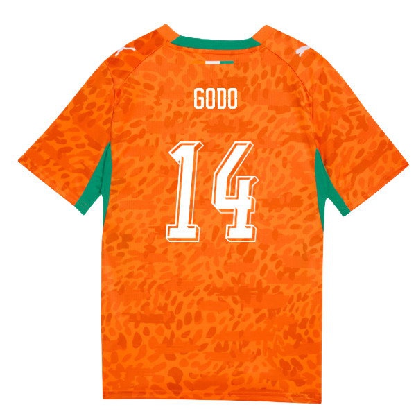 2026-2027 Ivory Coast Home Shirt (Kids) (Godo 14) — Shop Online