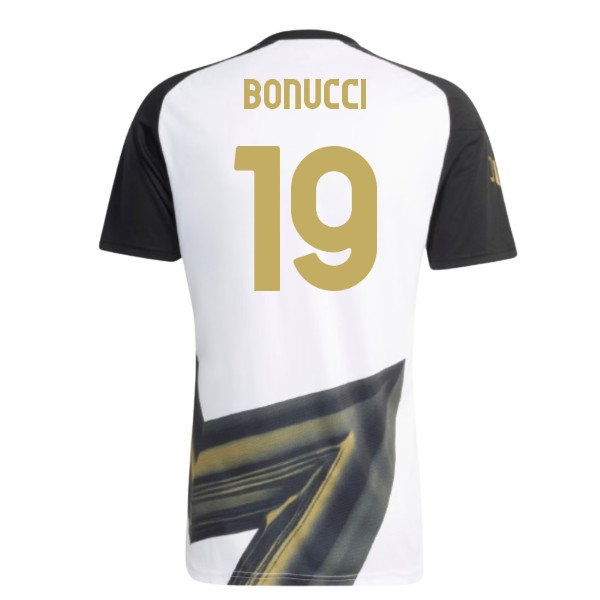 2026-2027 Juventus Pre-Match Shirt (White) (Bonucci 19) — Buy Online
