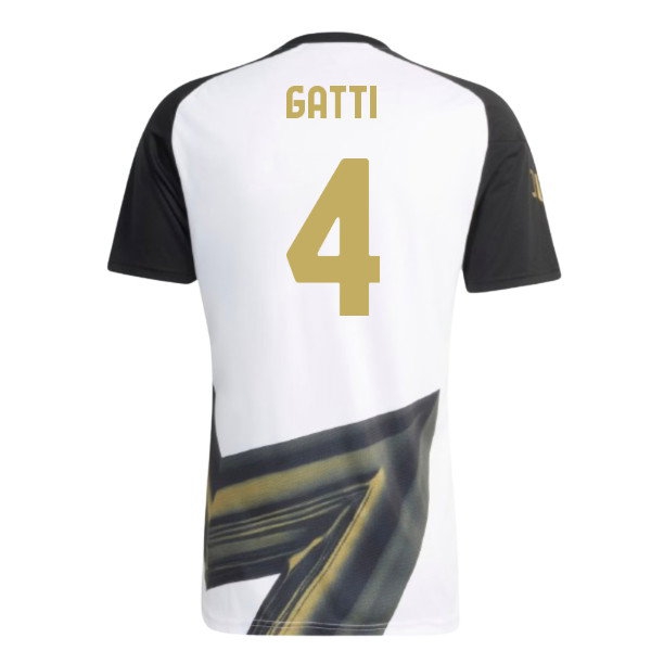 2026-2027 Juventus Pre-Match Shirt (White) (Gatti 4) — Buy Now