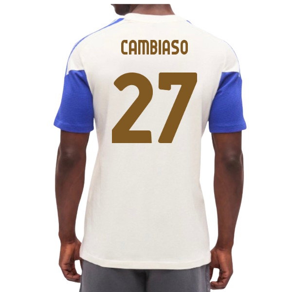 2026-2027 Juventus Training Tee (Chalk White) (Cambiaso 27) — Shop Now