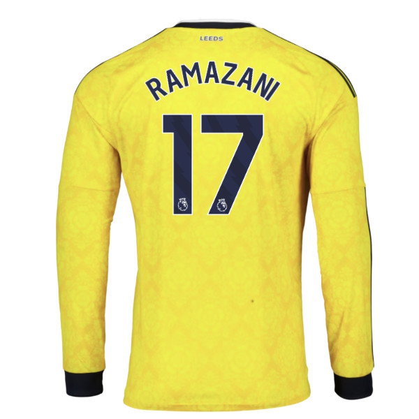 2026-2027 Leeds Away Long Sleeve Shirt (Ramazani 17) — Buy Online