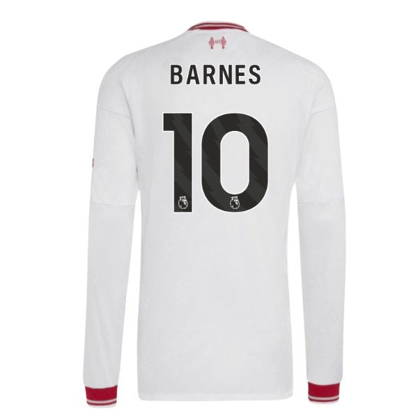 2026-2027 Liverpool Player Version Long Sleeve Away Shirt (Barnes 10) — Buy Now