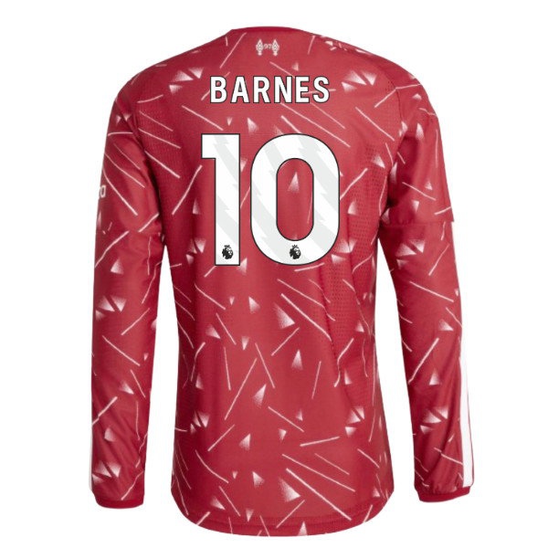 2026-2027 Liverpool Player Version Long Sleeve Home Shirt (Barnes 10) — Shop Online