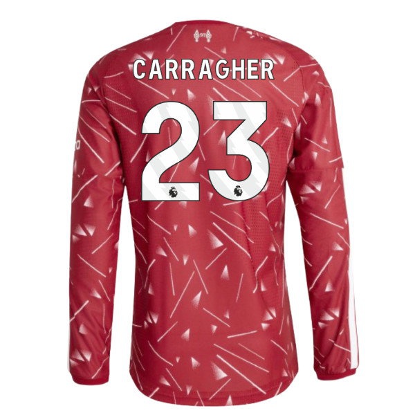 2026-2027 Liverpool Player Version Long Sleeve Home Shirt (Carragher 23) — Shop Online