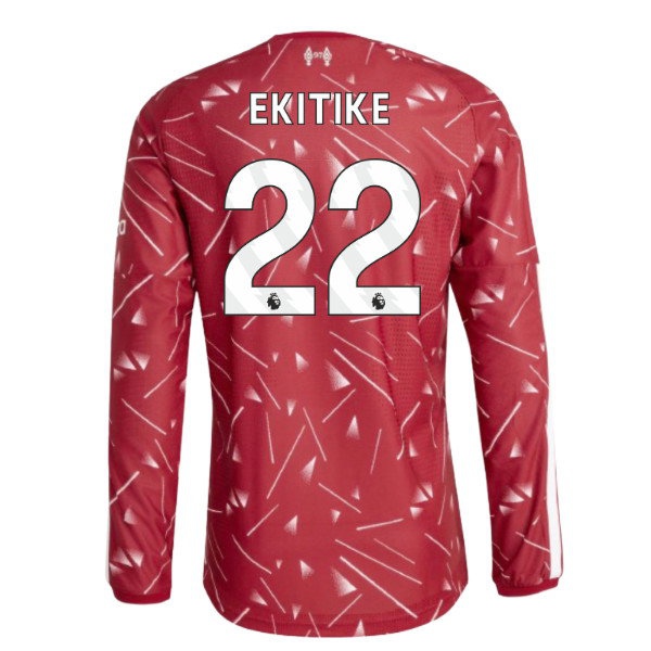 2026-2027 Liverpool Player Version Long Sleeve Home Shirt (Ekitike 22) — Buy Now