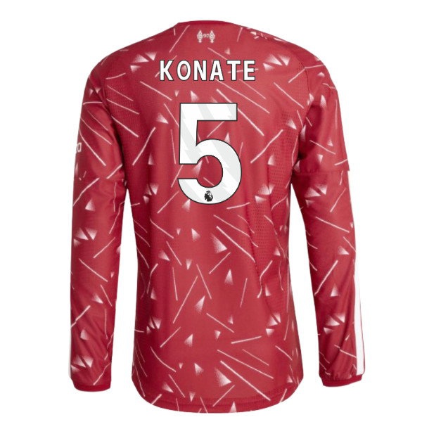 2026-2027 Liverpool Player Version Long Sleeve Home Shirt (Konate 5) — Shop Now