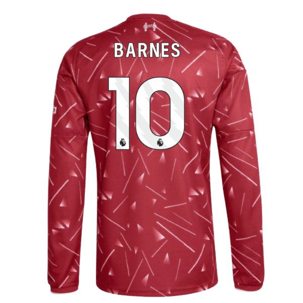 2026-2027 Liverpool Long Sleeve Home Shirt (Barnes 10) — Shop Now