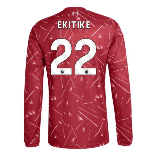2026-2027 Liverpool Long Sleeve Home Shirt (Ekitike 22) — Buy Online