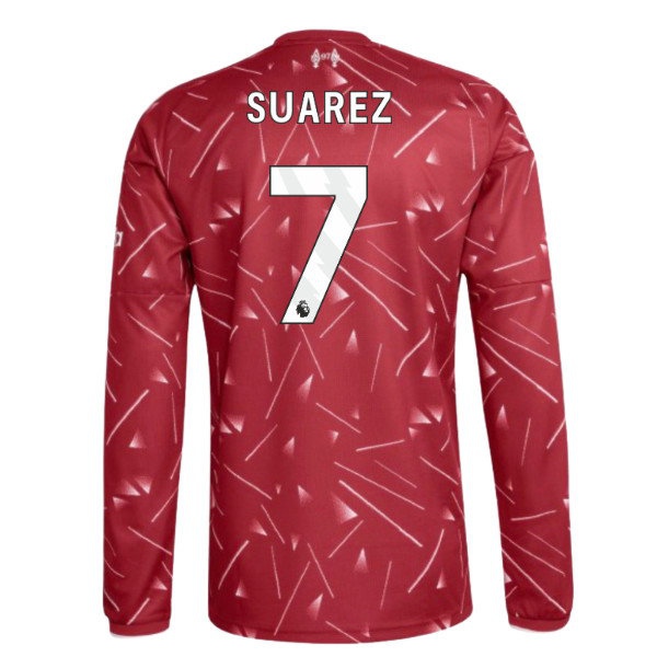 2026-2027 Liverpool Long Sleeve Home Shirt (Suarez 7) — Shop Online