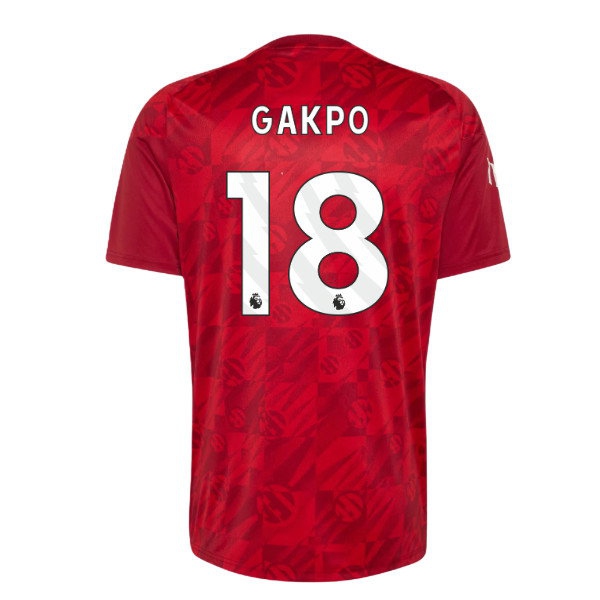 2026-2027 Liverpool Pre-Match Warm Up Shirt (Active Maroon) (Gakpo 18) — Buy Now