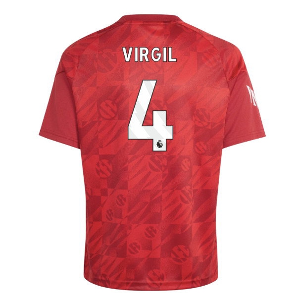 2026-2027 Liverpool Pre-Match Warm Up Shirt (Active Maroon) - Kids (Virgil 4) — Buy Online