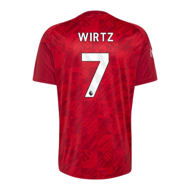 2026-2027 Liverpool Pre-Match Warm Up Shirt (Active Maroon) (Wirtz 7) — Buy Online