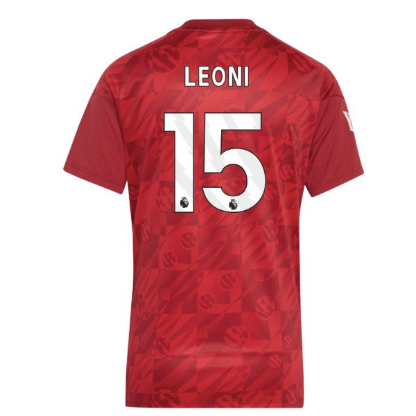 2026-2027 Liverpool Pre-Match Warm Up Shirt (Active Maroon) - Womens (Leoni 15) — Shop Online