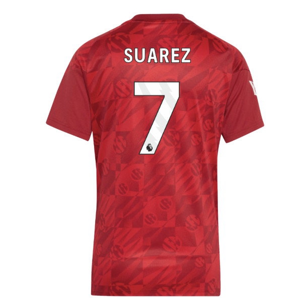 2026-2027 Liverpool Pre-Match Warm Up Shirt (Active Maroon) - Womens (Suarez 7) — Shop Online