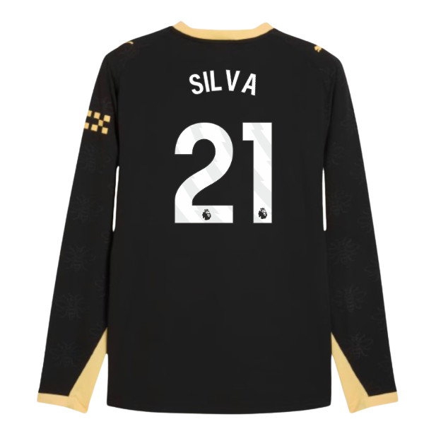 2026-2027 Man City Player Version Long Sleeve Away Shirt (Silva 21) — Buy Online