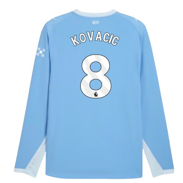 2026-2027 Man City Player Version Long Sleeve Home Shirt (Kovacic 8) — Buy Online