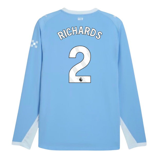 2026-2027 Man City Player Version Long Sleeve Home Shirt (Richards 2) — Buy Online
