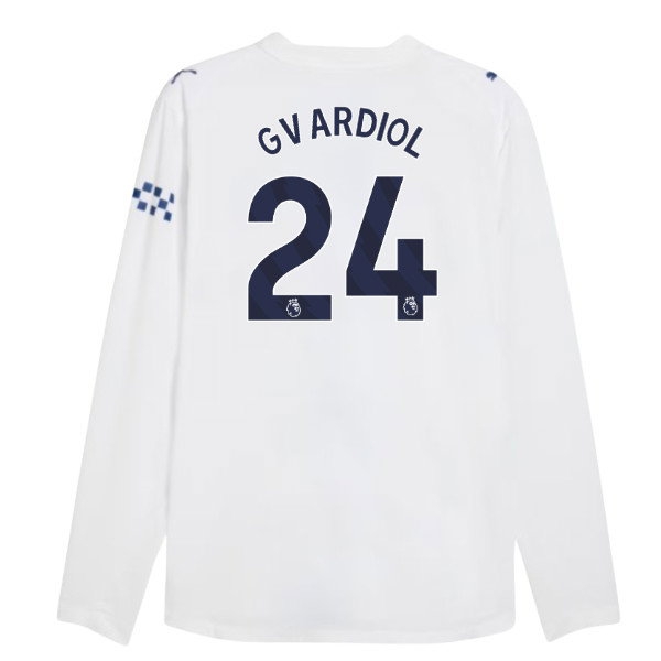2026-2027 Man City Player Version Long Sleeve Third Shirt (Gvardiol 24) — Buy Online